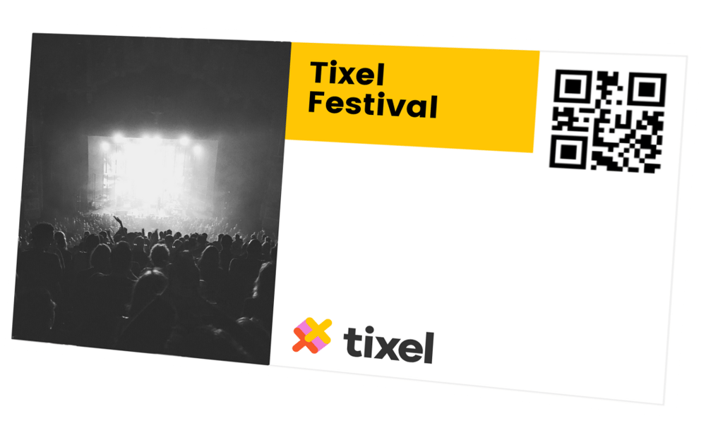Example ticket sold on Tixel